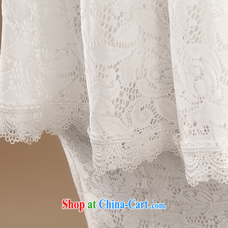 Beijing, Hong Kong, 2015 as soon as possible new wedding dresses sexy Korean lace shoulders Princess bride-waist crowsfoot tail wedding XXL, Hong Kong, and, on-line shopping