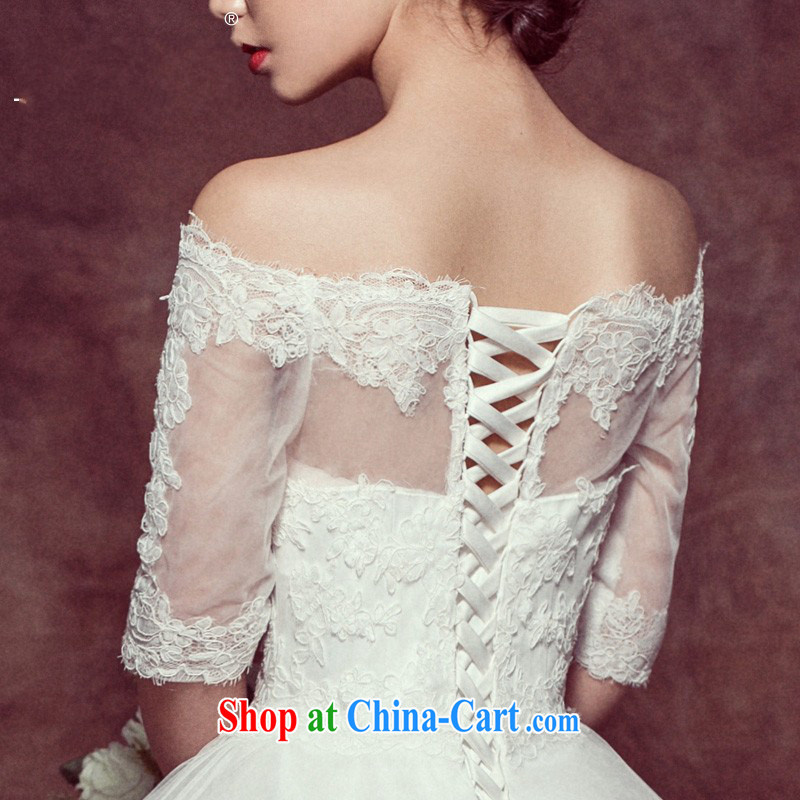 Spring 2015 new stylish Korean wedding dresses simple beauty brides field shoulder alignment, bridal wedding custom XL pieced, love so Pang, and shopping on the Internet