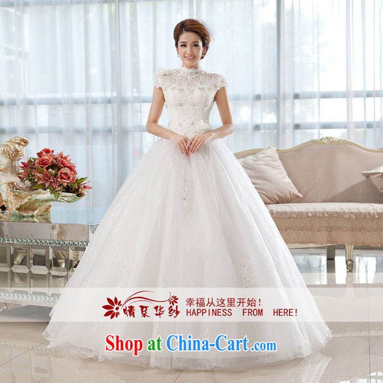 The china yarn wedding dresses new 2015 spring and stylish brides field shoulder with simple lace package shoulder graphics thin with wedding white. size does not accept return pictures, price, brand platters! Elections are good character, the national distribution, so why buy now enjoy more preferential! Health