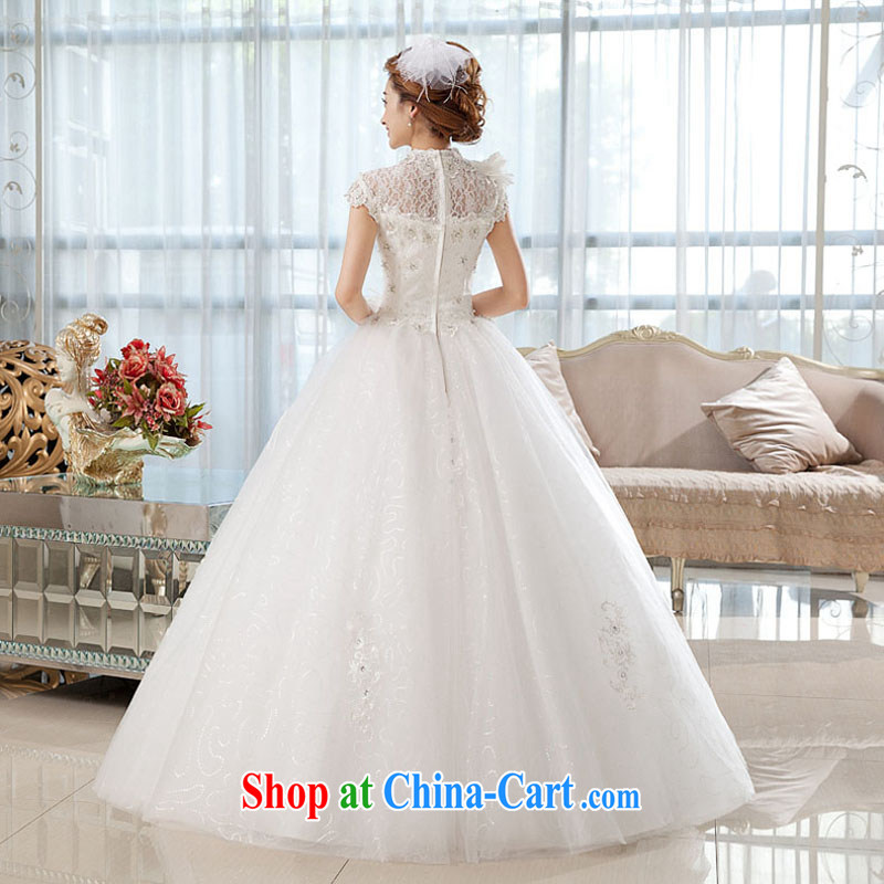The china yarn wedding dresses new 2015 spring and stylish brides field shoulder alignment and simple lace package shoulder graphics thin with wedding white. size does not accept return and china yarn, shopping on the Internet