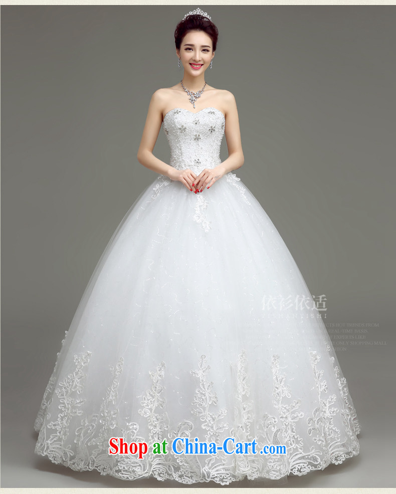 According to T-shirts to the graphics thin wedding dresses new 2015 spring and summer Korean bridal white wood drill Mary Magdalene Beauty Chest with wedding white XL pictures, price, brand platters! Elections are good character, the national distribution, so why buy now enjoy more preferential! Health