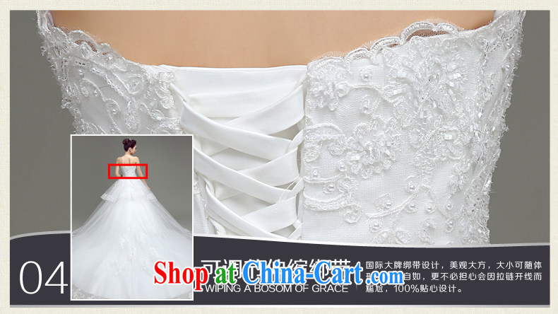 According to T-shirts to the wedding dresses 2015 new minimalist wipe chest bridal wedding dresses long-tail lace beauty with large tail wedding spring and summer white XL pictures, price, brand platters! Elections are good character, the national distribution, so why buy now enjoy more preferential! Health