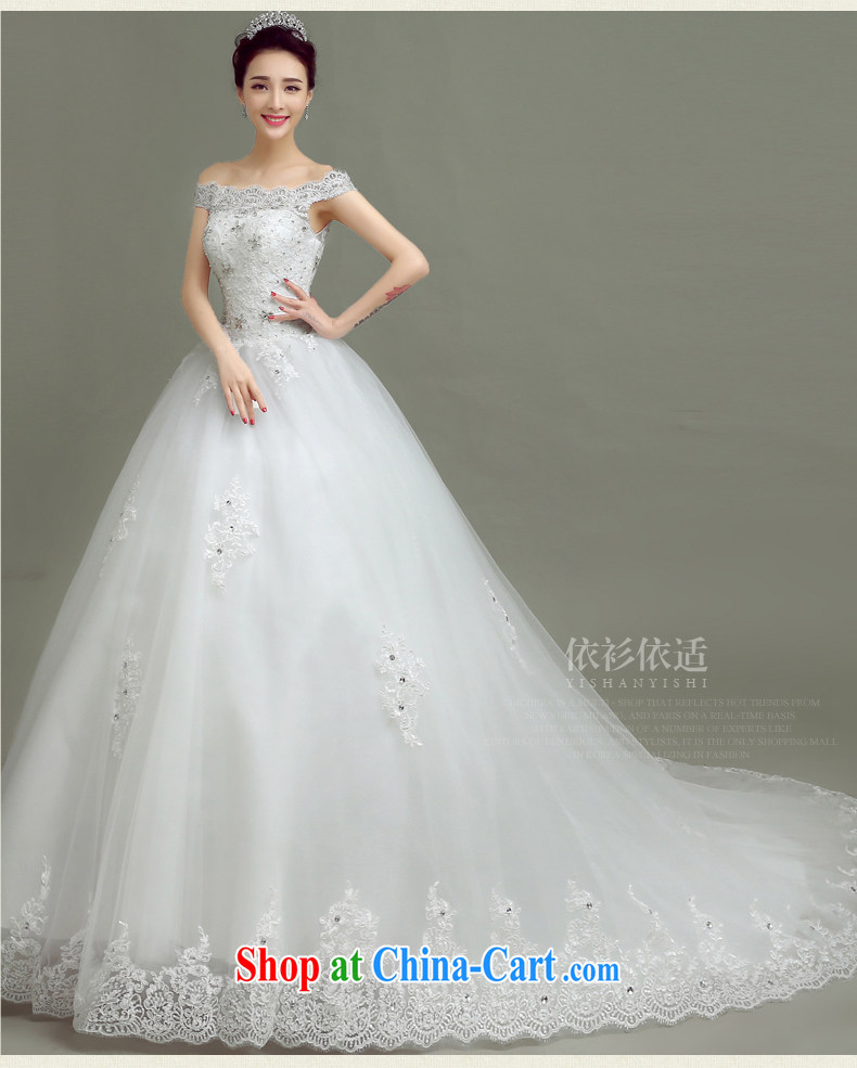 According to T-shirts to the wedding dresses 2015 new spring and summer field shoulder tail wedding Korean simple alignment to the Code custom bridal wedding dresses white XXL pictures, price, brand platters! Elections are good character, the national distribution, so why buy now enjoy more preferential! Health