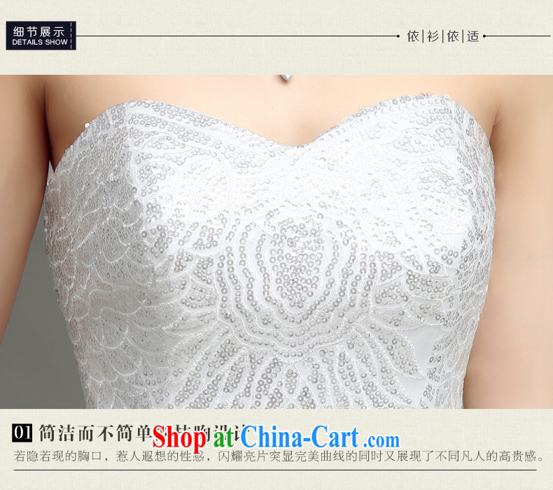 According to T-shirt with the wedding dresses 2015 spring and summer new Korean Beauty graphics thin smears chest strap A Field dress with wedding dresses at Merlion with tail wedding white S pictures, price, brand platters! Elections are good character, the national distribution, so why buy now enjoy more preferential! Health