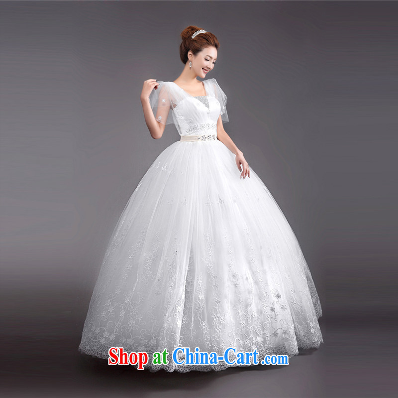 Beijing, Hong Kong, 2015 as soon as possible new spring and summer wedding dresses Korean version with a princess field shoulder wedding XXXL, Hong Kong, Seoul, and shopping on the Internet