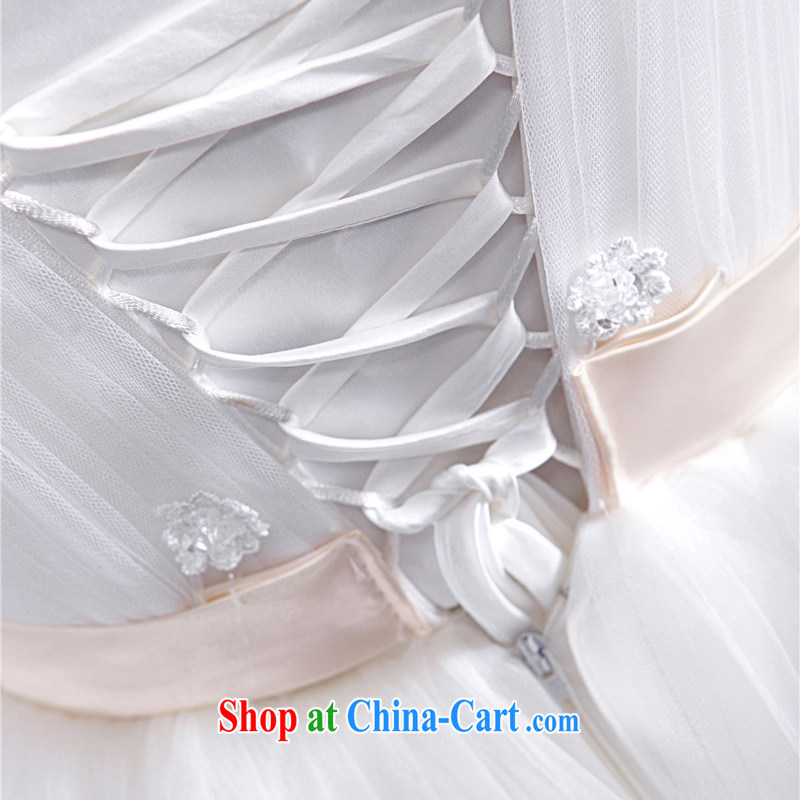 Beijing, Hong Kong, 2015 as soon as possible new spring and summer wedding dresses Korean version with a princess field shoulder wedding XXXL, Hong Kong, Seoul, and shopping on the Internet