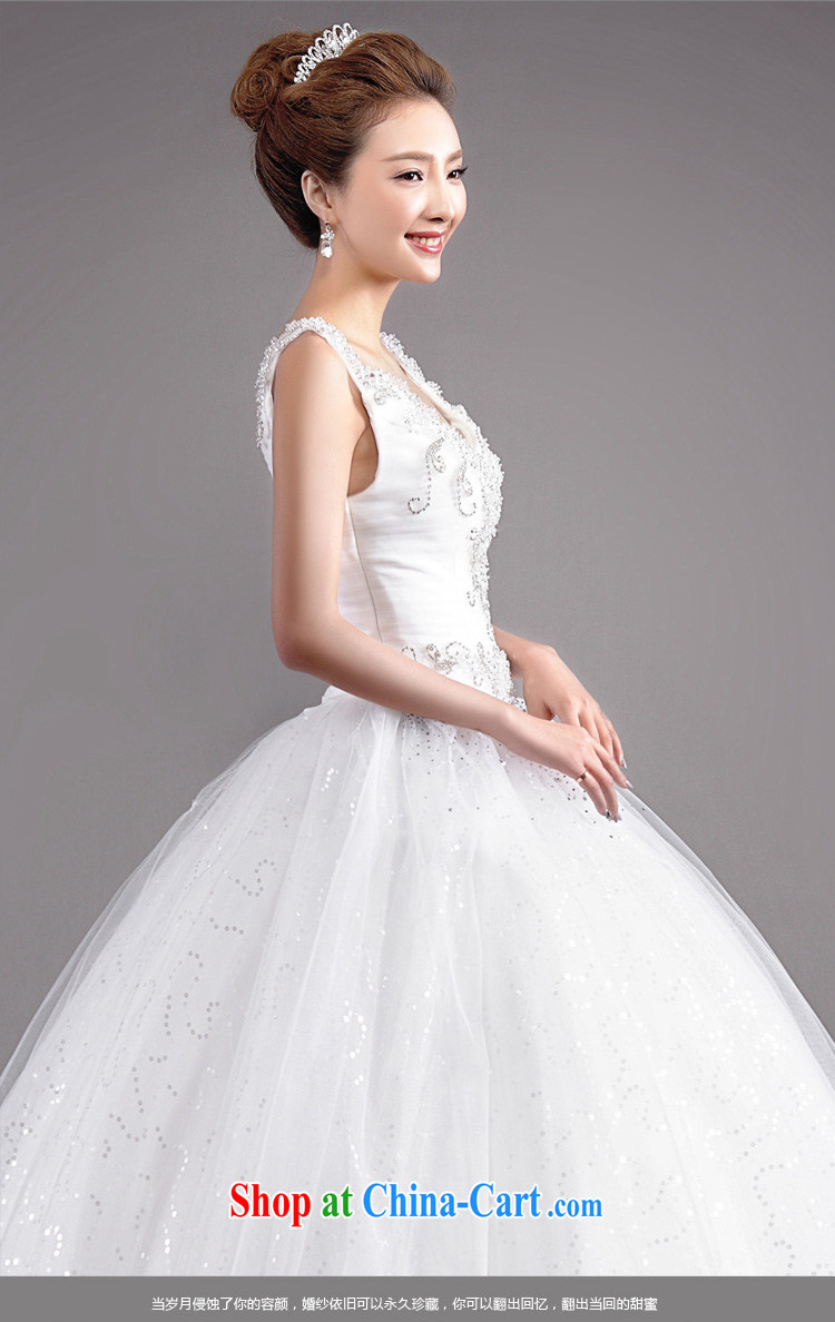 The Champs Elysees, as soon as possible, Retro with V collar bridal wedding dresses 2015 spring and summer new, larger Korean white bridal home yarn white XXL pictures, price, brand platters! Elections are good character, the national distribution, so why buy now enjoy more preferential! Health