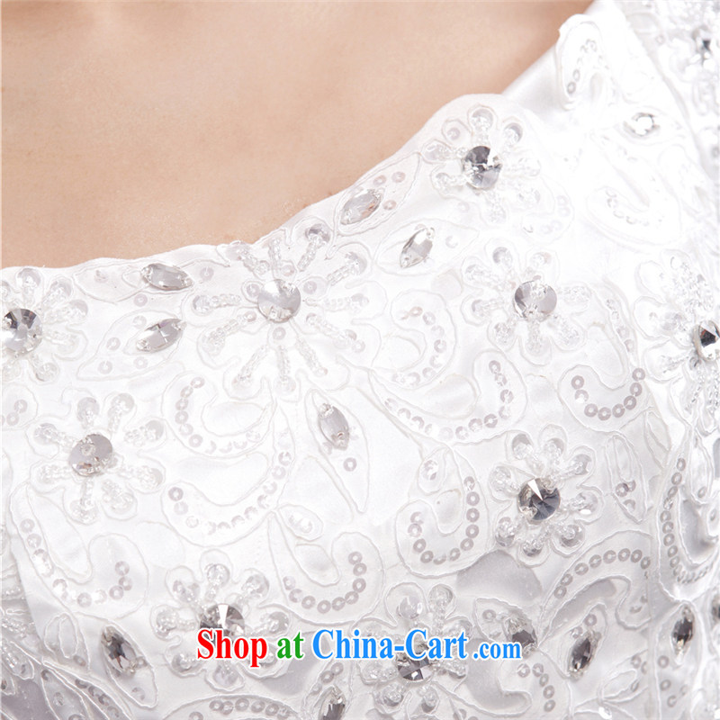 The Champs Elysees, as soon as possible, marriages wedding dresses the Field shoulder new 2015 stylish Korean video thin large, with winter wedding white XXL, Hong Kong, and, on-line shopping