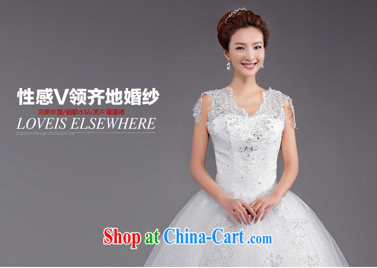 Beijing, Hong Kong, 2015 as soon as possible new Korean fashion shoulders V collar with bridal beauty graphics thin retro lace larger white wedding white XXL pictures, price, brand platters! Elections are good character, the national distribution, so why buy now enjoy more preferential! Health