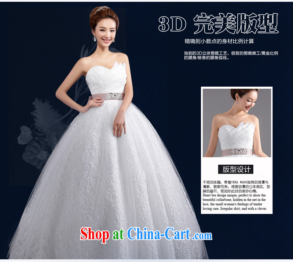 Beijing, Hong Kong, 2015 as soon as possible new photo building wedding dresses Korean wiped his chest to Princess bride's wedding, tie wedding white XXL pictures, price, brand platters! Elections are good character, the national distribution, so why buy now enjoy more preferential! Health
