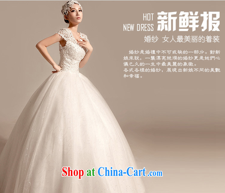 Bridal wedding dresses Korean version new summer 2015, stylish with shoulder bag retro V hunsha for the code strap white XXL pictures, price, brand platters! Elections are good character, the national distribution, so why buy now enjoy more preferential! Health