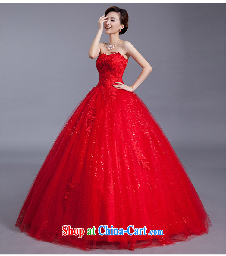 Red wedding dresses lace new 2015 modern bride Korean version with cultivating the code binding with retro graphics thin red XXL pictures, price, brand platters! Elections are good character, the national distribution, so why buy now enjoy more preferential! Health