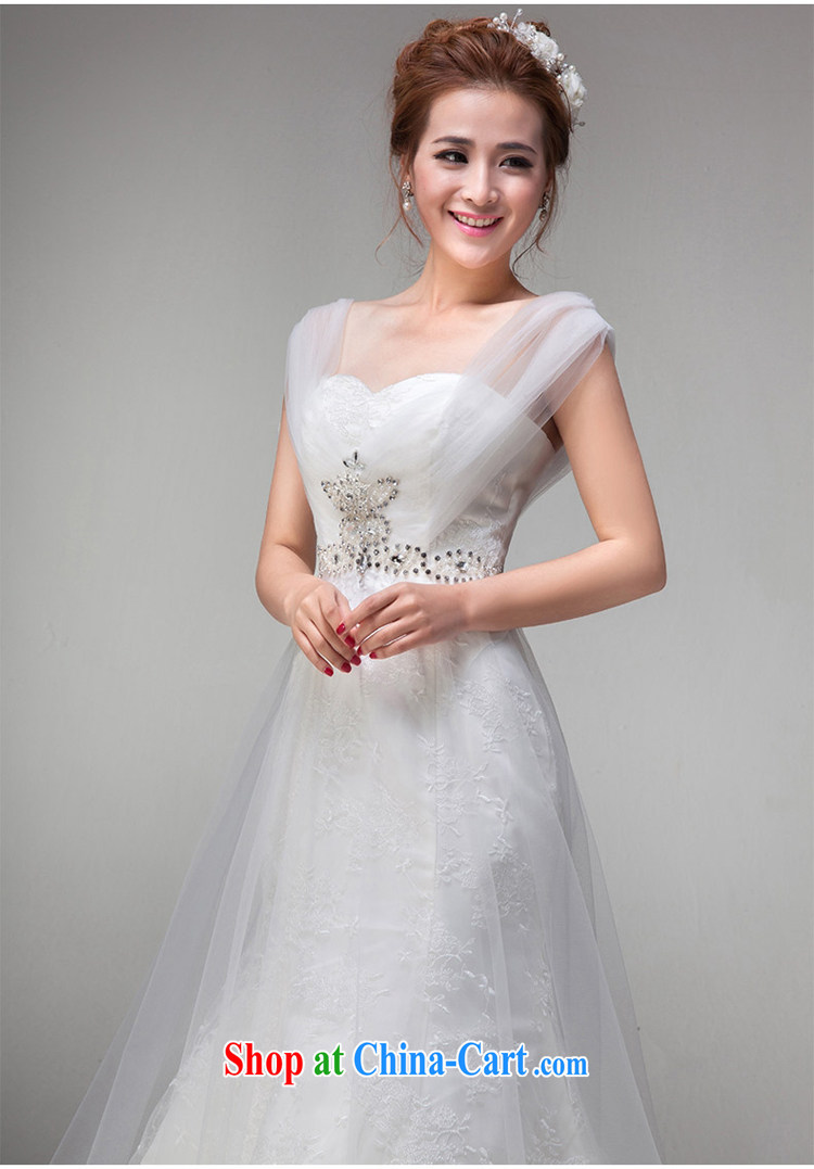 At Merlion 2015 wedding summer new stylish dress Korean bridal small trailing double-shoulder lace graphics thin retro large, white XXL pictures, price, brand platters! Elections are good character, the national distribution, so why buy now enjoy more preferential! Health