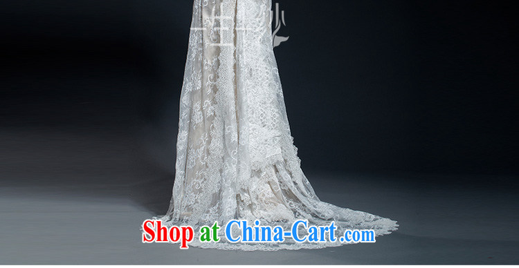 2015 new lace shoulders V for long-tail graphics thin wedding Princess lace Korean flowers crowsfoot wedding 40251092 champagne color XL code 30 days pre-sale pictures, price, brand platters! Elections are good character, the national distribution, so why buy now enjoy more preferential! Health