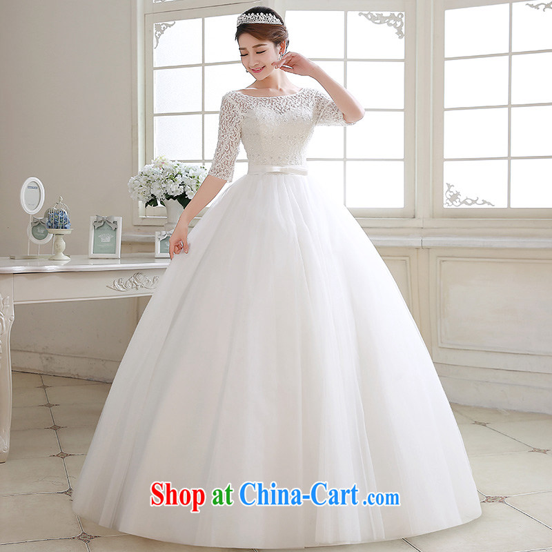 Jessica covers wedding dresses 2015 spring new dual-shoulder U mighty, married women lace drilling 2181 white XXXL, Jessica (jessica han), shopping on the Internet
