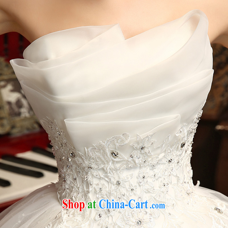 Su Wu edge 2015 New Red wiped his chest and stylish with wedding bridal wedding White Graphics thin wedding dresses shaggy dress red XL, Su Xiang, and shopping on the Internet