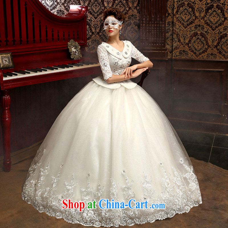 Kenneth Gordon WU 2015 leading edge new cuff in graphics thin lace stylish wedding wedding dresses for dolls shaggy dress entered marriage Yi field shoulder wedding white XL, Su Xiang, and, shopping on the Internet