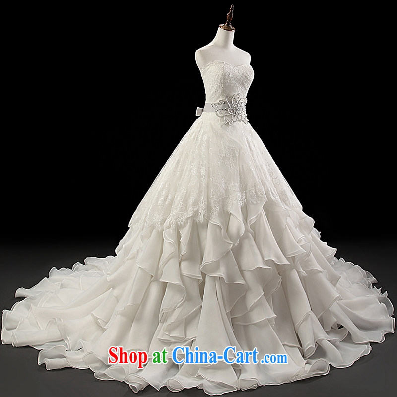 Love, Ms Audrey EU Yuet-mee, RobinIvy) wedding dresses new 2015 spring and summer, bare chest diamond jewelry dress before the code bridal wedding H 35,155 white advanced customization, Paul love, Ms Audrey EU, and shopping on the Internet