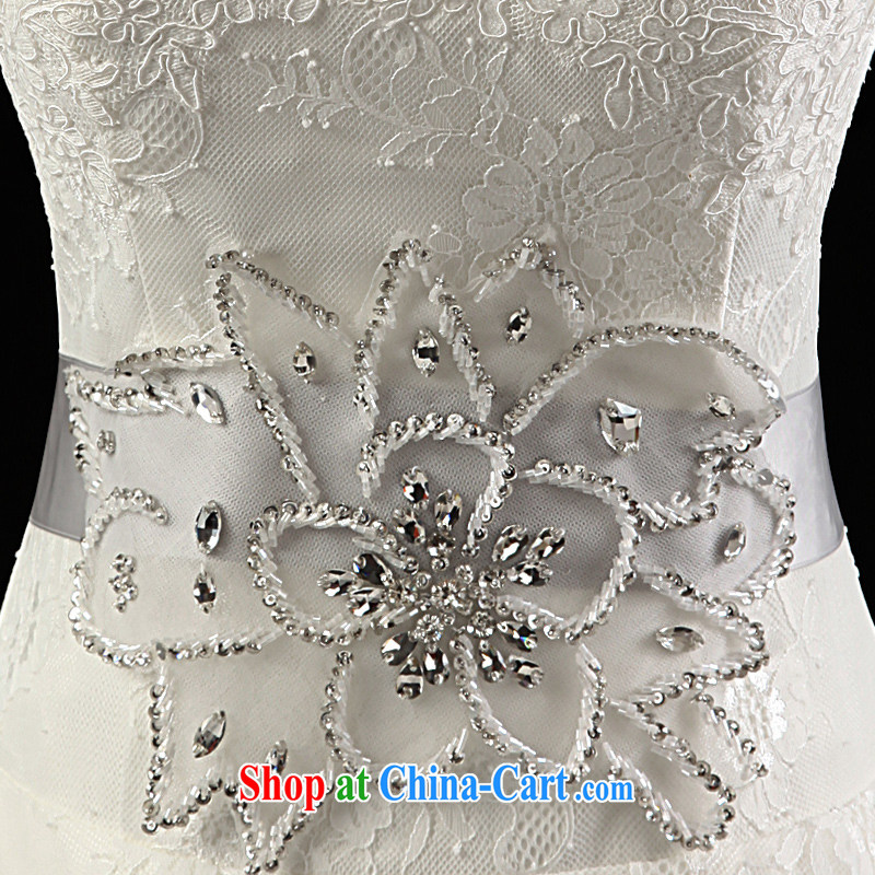 Love, Ms Audrey EU Yuet-mee, RobinIvy) wedding dresses new 2015 spring and summer, bare chest diamond jewelry dress before the code bridal wedding H 35,155 white advanced customization, Paul love, Ms Audrey EU, and shopping on the Internet