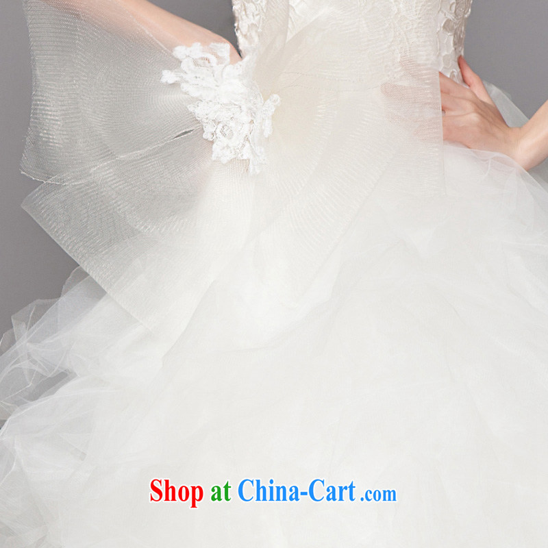 Love, Ms Audrey EU Yuet-mee, RobinIvy) 2015 new wedding dresses lace package shoulder bridal wedding canopy skirts small tail wedding dresses H 33,512 white advanced customization, Paul love, Ms Audrey EU, and shopping on the Internet