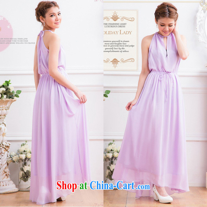Korean snow woven dress long skirt elegance back exposed, Snow also woven with drag and drop long skirt dress long skirt yellow are code, blue rain bow, and shopping on the Internet