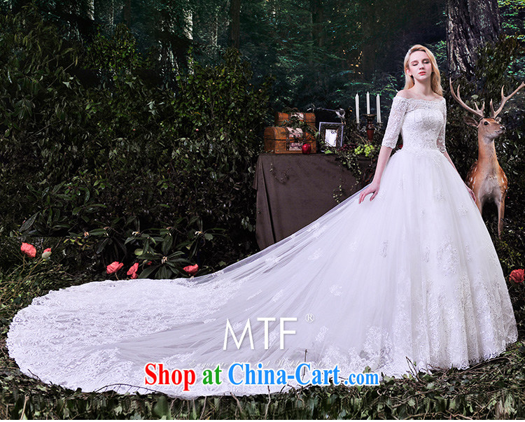 Garden wedding dresses new 2015 spring marriages long-sleeved one shoulder wedding-tail lace S 669 cuff in tail CM 150 173 - M pictures, price, brand platters! Elections are good character, the national distribution, so why buy now enjoy more preferential! Health