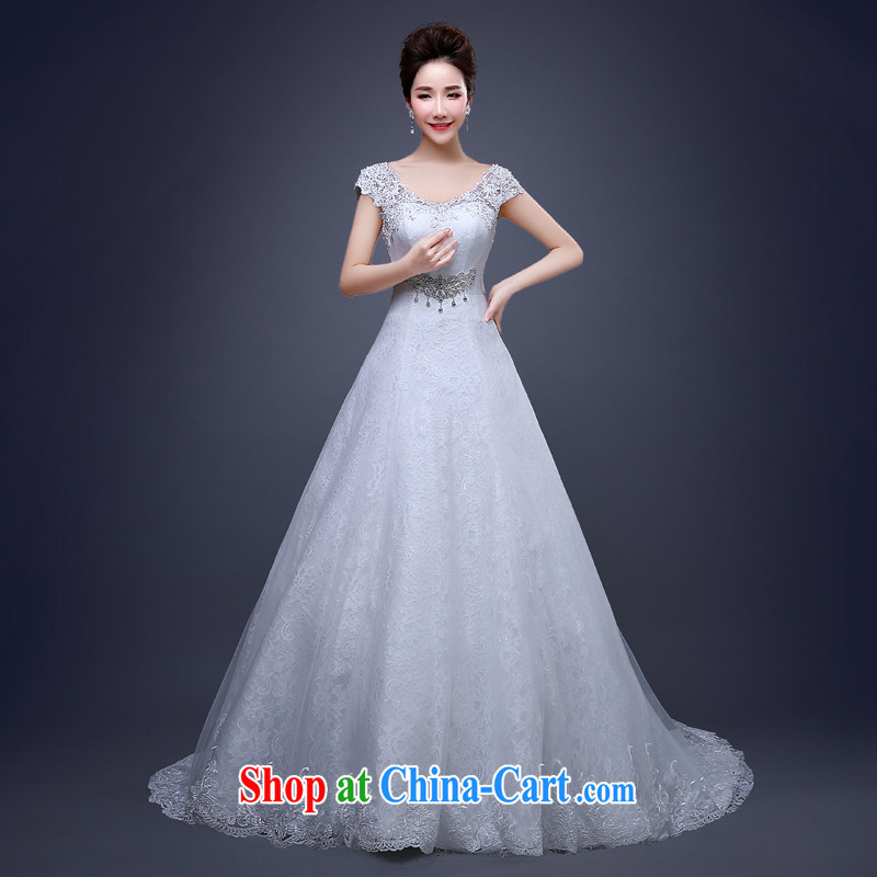 Cheng Kejie MIA 2015 spring and summer, new wedding dresses at Merlion toast wedding clothes dress tail marriage bridal wedding white XXL