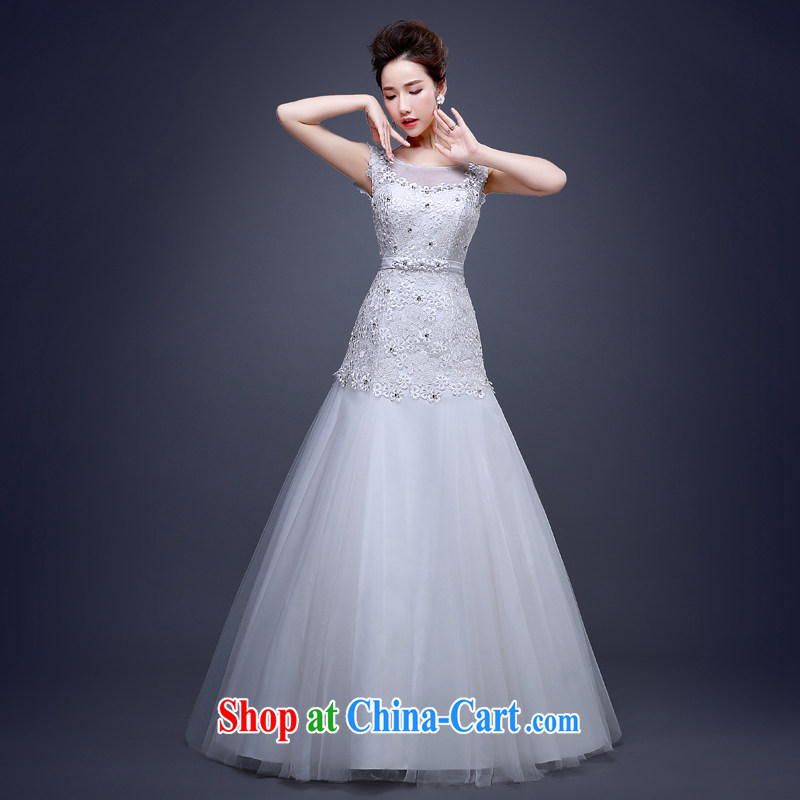 Cheng Kejie MIA 2015 spring and summer new wedding toast marriage serving evening dress tail married women the Field shoulder white XXL, Jake Mia, and shopping on the Internet