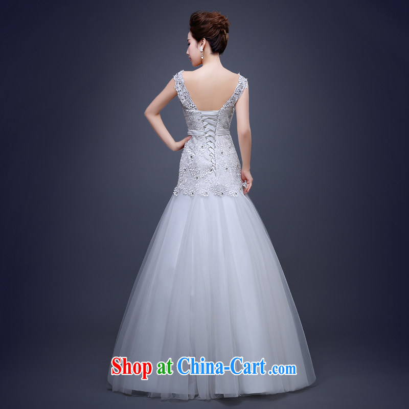 Cheng Kejie MIA 2015 spring and summer new wedding toast marriage serving evening dress tail married women the Field shoulder white XXL, Jake Mia, and shopping on the Internet