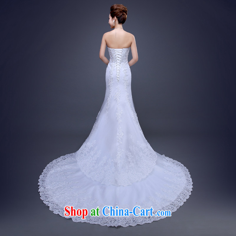 Cheng Kejie MIA new wedding dresses 2015 spring and summer-tail dress drag and drop, bridal white XXL, Jake Mia, and shopping on the Internet