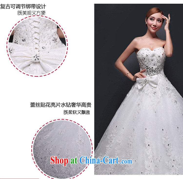 Hi Ka-hi wedding dresses new 2015 autumn and winter Korean bridal white beauty with parquet drill wiped her chest J 011 with XXXL, pictures, price, brand platters! Elections are good character, the national distribution, so why buy now enjoy more preferential! Health
