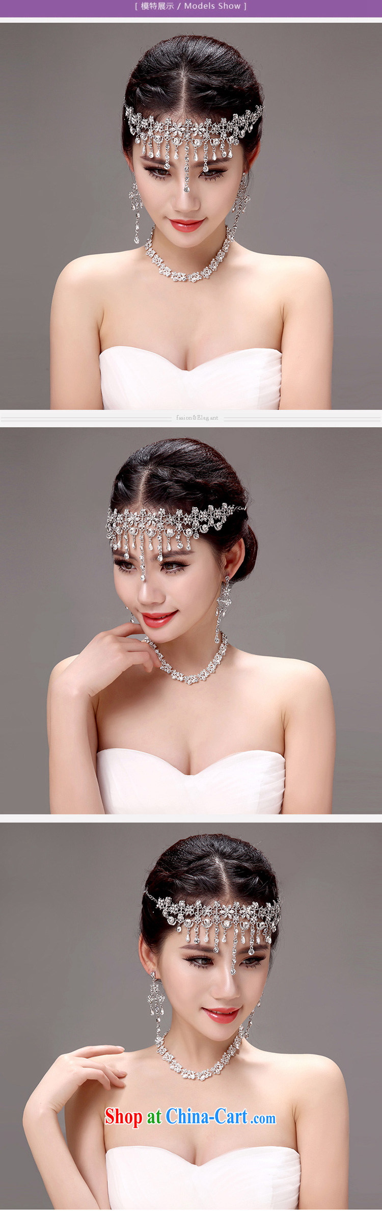 Honeymoon bride's Korean-style new bride-trim-link and heart ornaments wedding hair accessories wedding jewelry accessories white pictures color pictures, price, brand platters! Elections are good character, the national distribution, so why buy now enjoy more preferential! Health