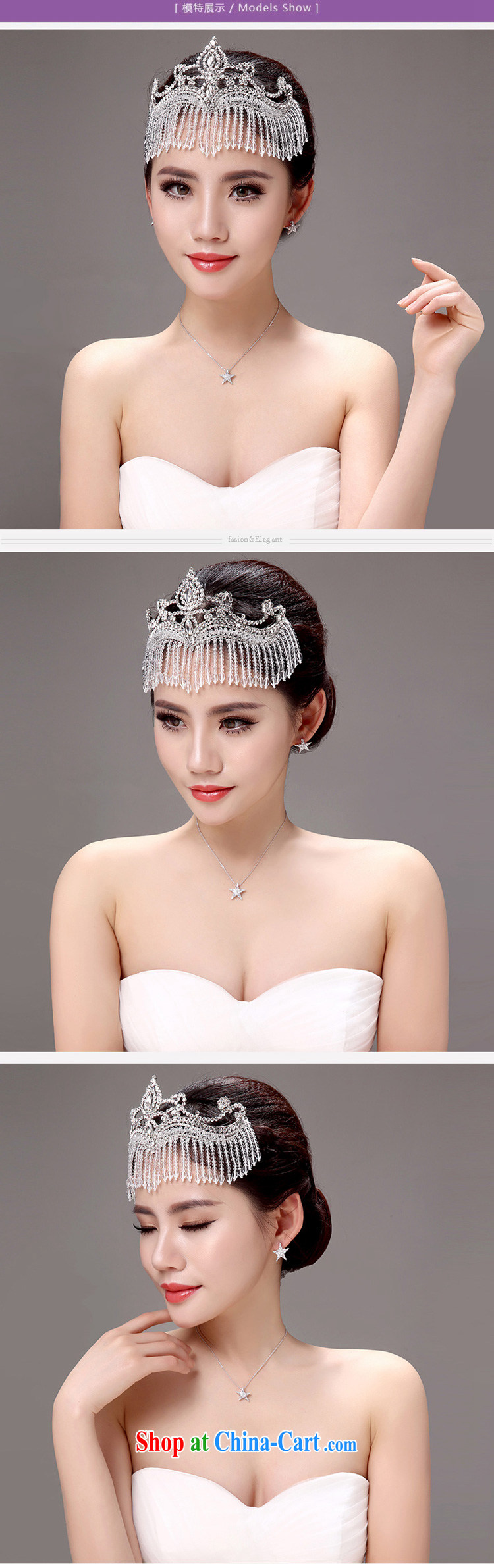 Honeymoon bride's Korean-style new bride-trim-link and heart ornaments wedding hair accessories Crown wedding jewelry jewelry white pictures, price, brand platters! Elections are good character, the national distribution, so why buy now enjoy more preferential! Health
