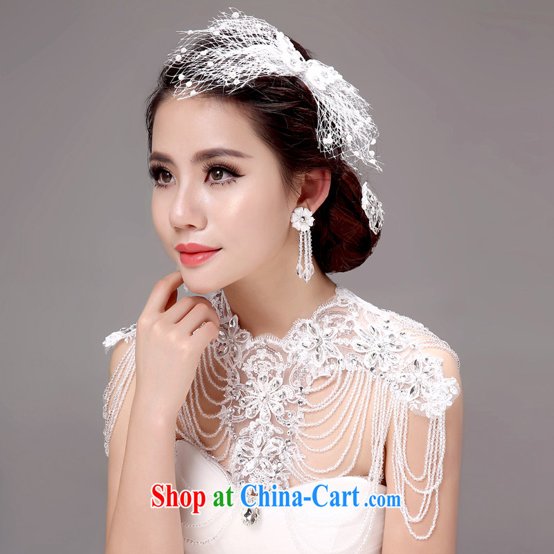 Honeymoon bridal bridal shoulder link Korean-style wedding jewelry Wedding Fashion Accessories wedding jewelry white, Honeymoon bridal, shopping on the Internet