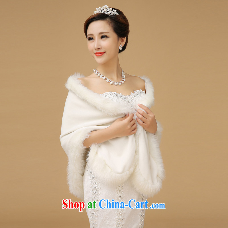 Modern white bridal wedding shawl white are code, the color is Windsor, shopping on the Internet