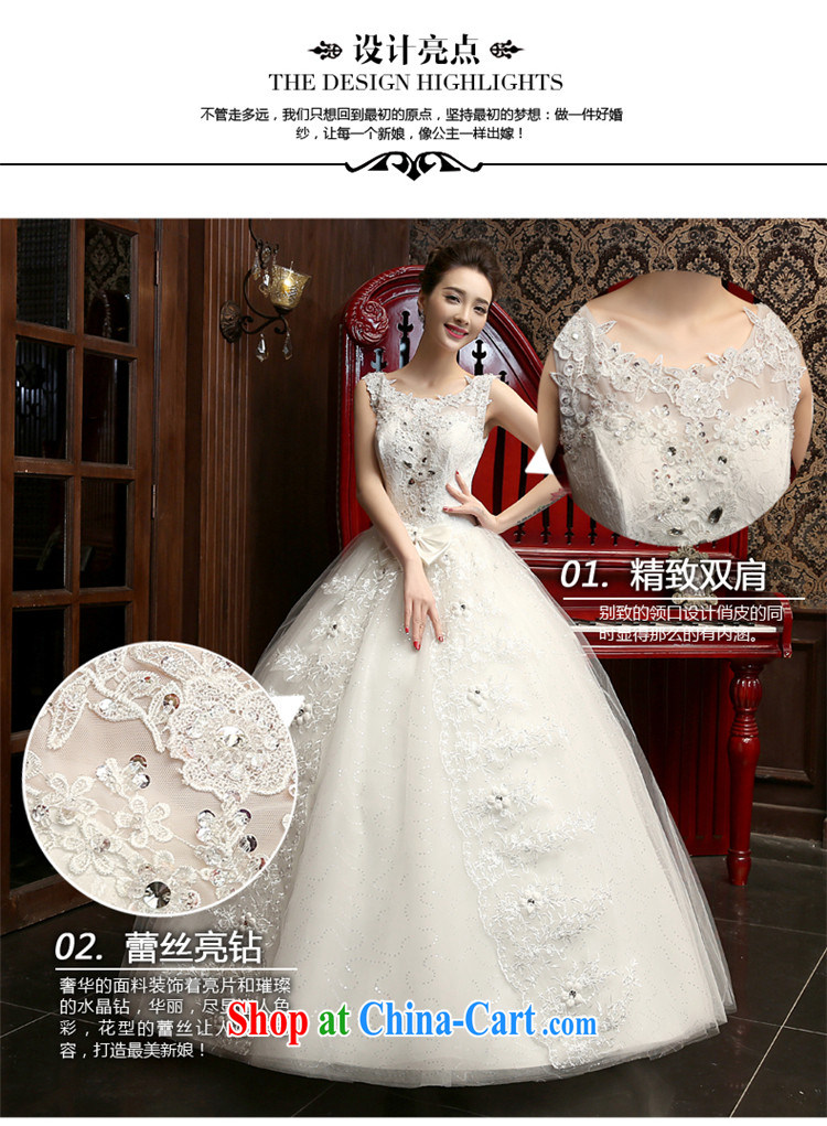wedding dresses 2015 spring and summer new Korean minimalist shoulders with graphics thin marriages a Field shoulder stylish wedding white M pictures, price, brand platters! Elections are good character, the national distribution, so why buy now enjoy more preferential! Health