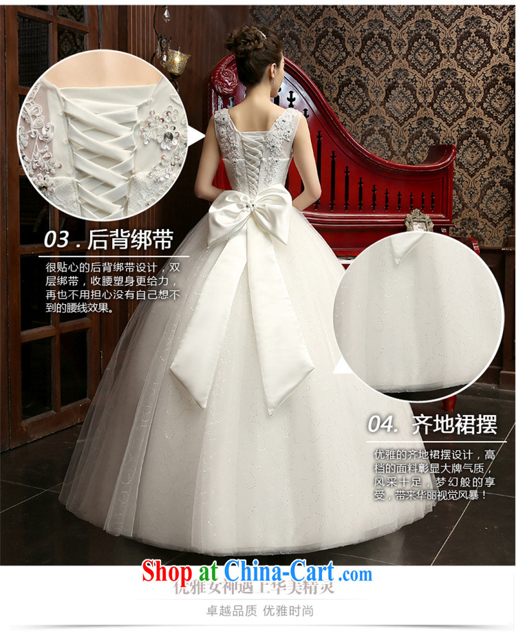 wedding dresses 2015 spring and summer new Korean minimalist shoulders with graphics thin marriages a Field shoulder stylish wedding white M pictures, price, brand platters! Elections are good character, the national distribution, so why buy now enjoy more preferential! Health