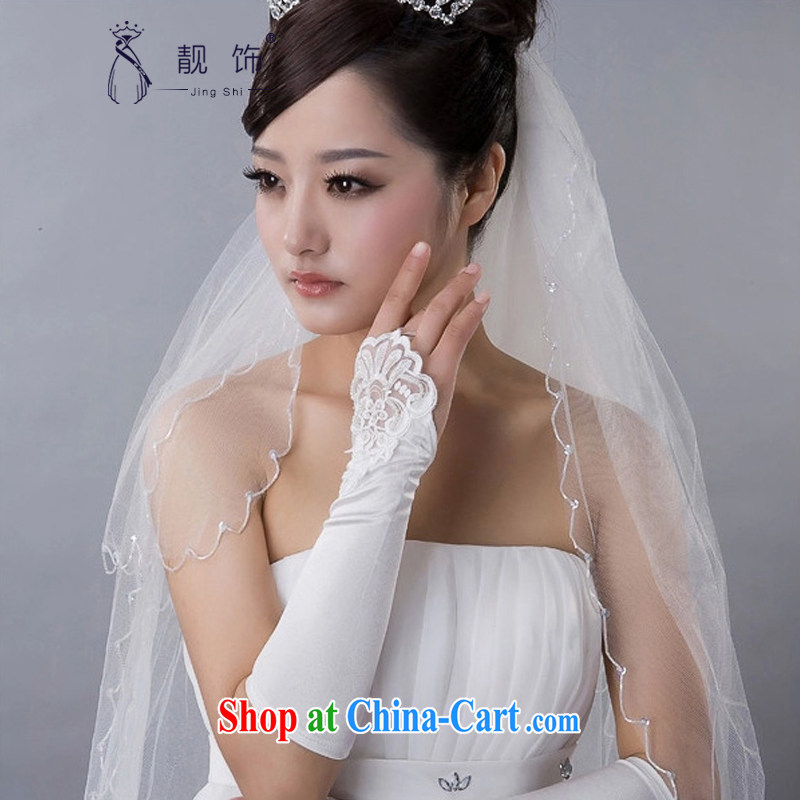 Beautiful ornaments 2015 new hot selling skirt stays gloves and yarn 3 piece wedding accessories accessories and yarn gloves skirt stays, beautiful ornaments JinGSHi), shopping on the Internet