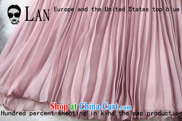 2014 high-end custom spring dress new heavy industry embroidery V-neck 100 hem the waist dress dresses T 1340 red XL pictures, price, brand platters! Elections are good character, the national distribution, so why buy now enjoy more preferential! Health