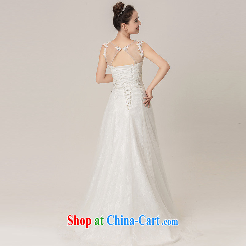 Recall that the red makeup 2015 spring and summer new wedding dresses Korean lace a shoulder shoulders small tail bridal wedding H 15,049 white S, recalling that the red makeup, and shopping on the Internet