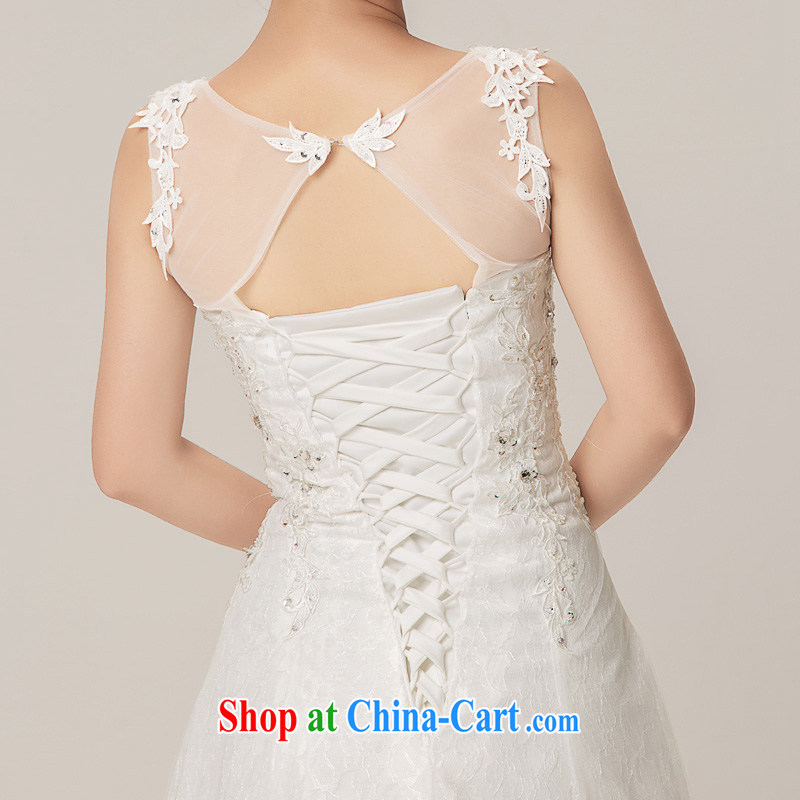Recall that the red makeup 2015 spring and summer new wedding dresses Korean lace a shoulder shoulders small tail bridal wedding H 15,049 white S, recalling that the red makeup, and shopping on the Internet