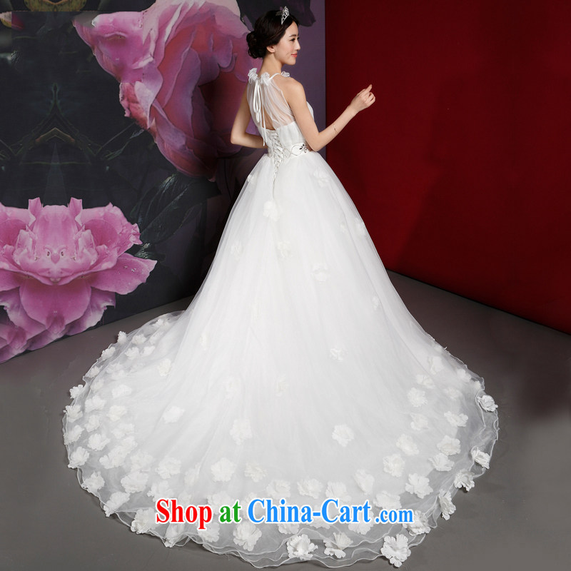 Recall that the red makeup wedding tail-also-dress new 2015 spring elegant bridal lace new H 14,728 white XL, recalling that the red makeup, shopping on the Internet
