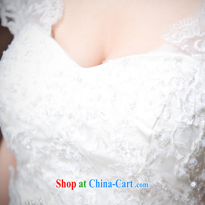 Recall that the red makeup new lace V Terrace for a field double-pack shoulder sweet Princess retro-tail crowsfoot wedding dresses H 12,133 white XL, recalling that the red makeup, shopping on the Internet