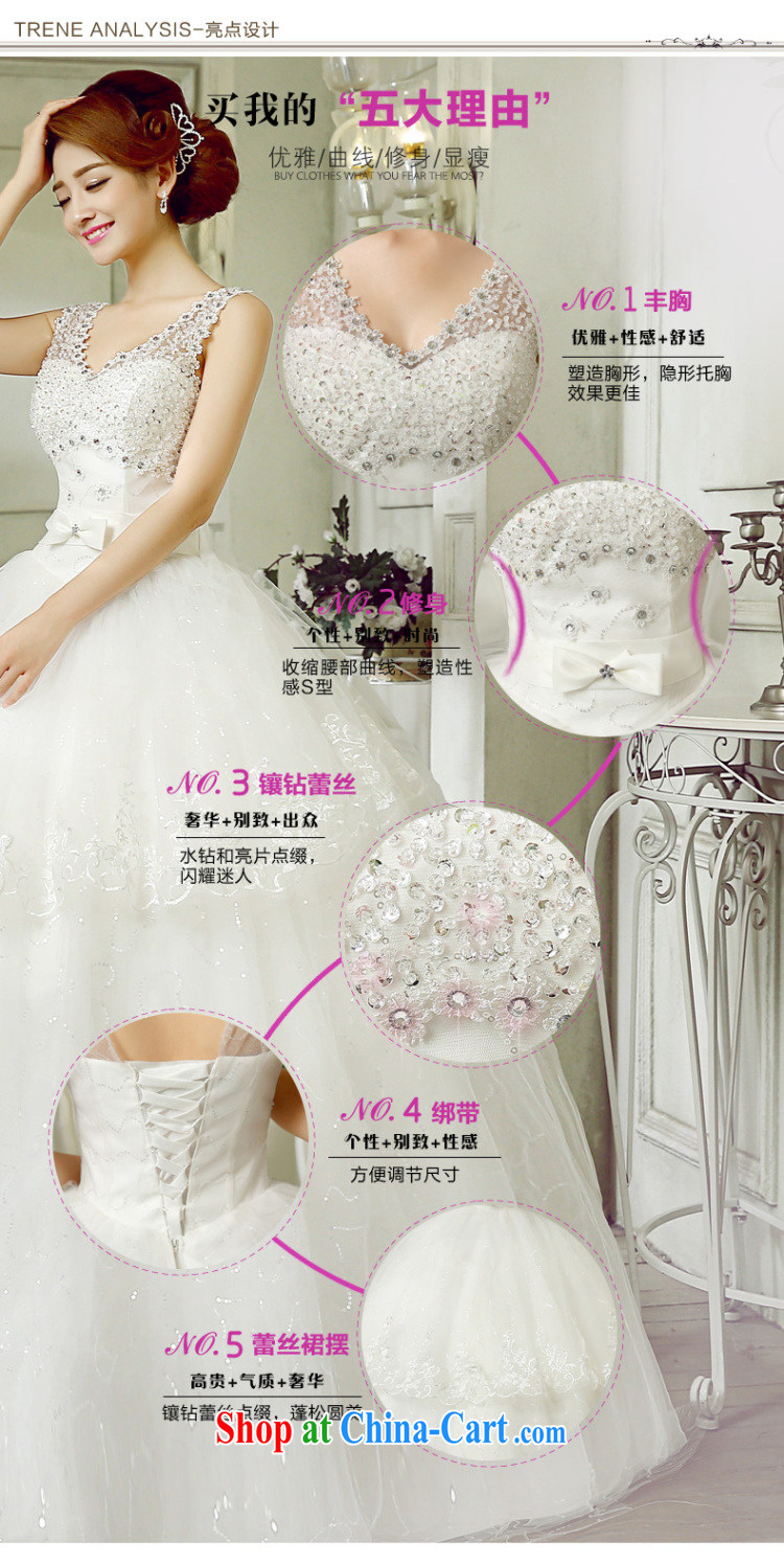 2014 new wedding dresses Korean sweet Deep V for brides with Princess lace straps, cultivating graphics thin white Custom size 7 Day Shipping pictures, price, brand platters! Elections are good character, the national distribution, so why buy now enjoy more preferential! Health