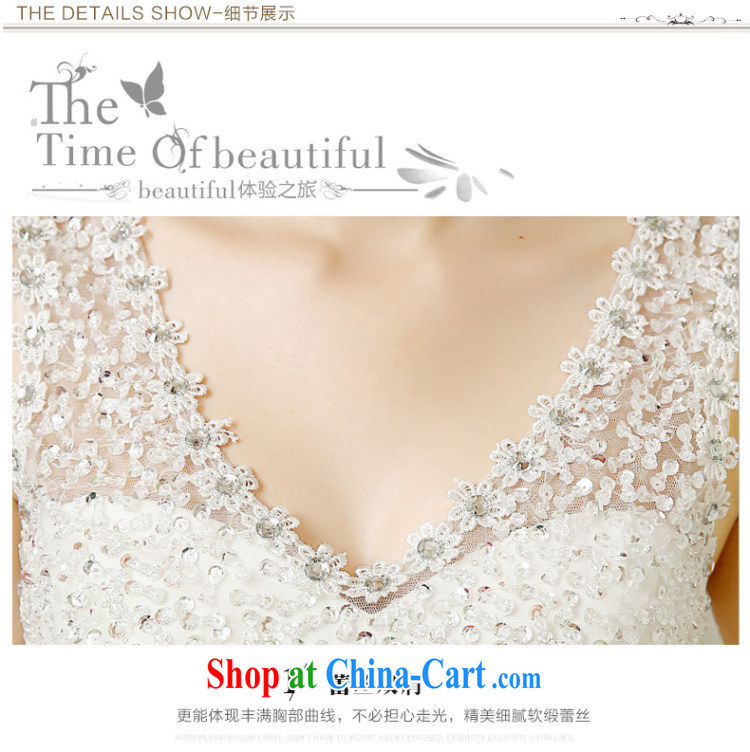 2014 new wedding dresses Korean sweet Deep V for brides with Princess lace straps, cultivating graphics thin white Custom size 7 Day Shipping pictures, price, brand platters! Elections are good character, the national distribution, so why buy now enjoy more preferential! Health