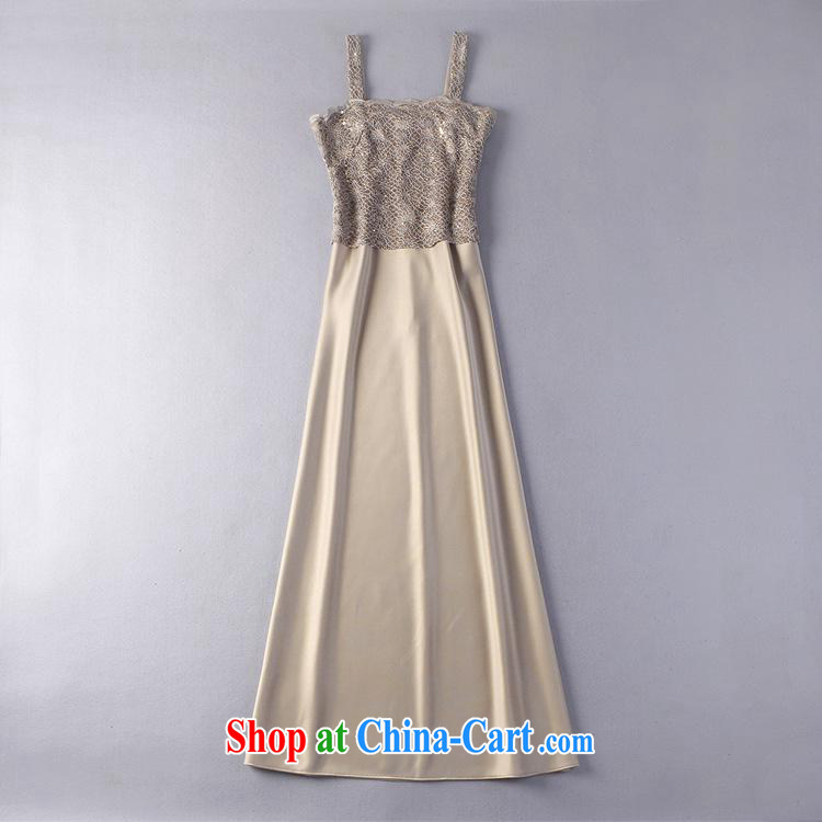 hamilton 2015 spring and summer Europe ladies embroidered staples, shawl jacket + stitching straps long skirt two piece dress gold 12 pictures, price, brand platters! Elections are good character, the national distribution, so why buy now enjoy more preferential! Health