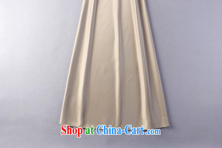 hamilton 2015 spring and summer Europe ladies embroidered staples, shawl jacket + stitching straps long skirt two piece dress gold 12 pictures, price, brand platters! Elections are good character, the national distribution, so why buy now enjoy more preferential! Health