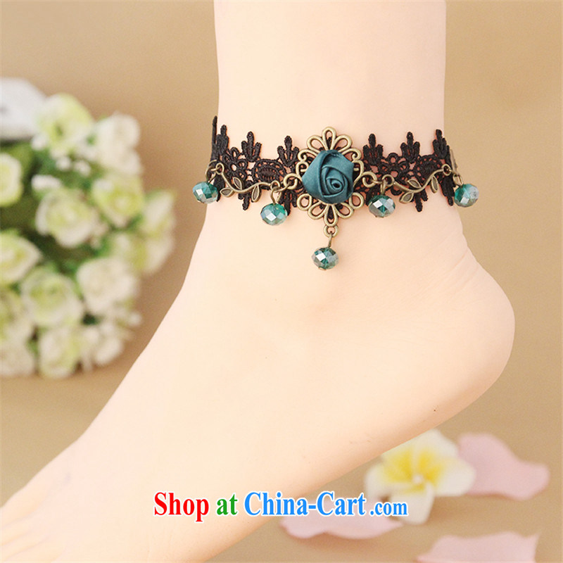 Han Park (cchappiness) Europe and America retro fashion chains only American roses black lace personalized sense pin high jewelry green pictures, price, brand platters! Elections are good character, the national distribution, so why buy now enjoy more preferential! Health