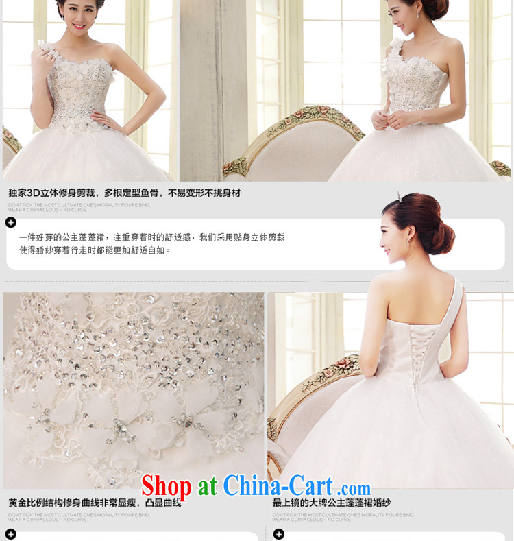 Time Syria, Japan, and South Korea wedding dresses dress 2015 new spring and summer Korean style single shoulder flowers larger graphics thin female white L pictures, price, brand platters! Elections are good character, the national distribution, so why buy now enjoy more preferential! Health