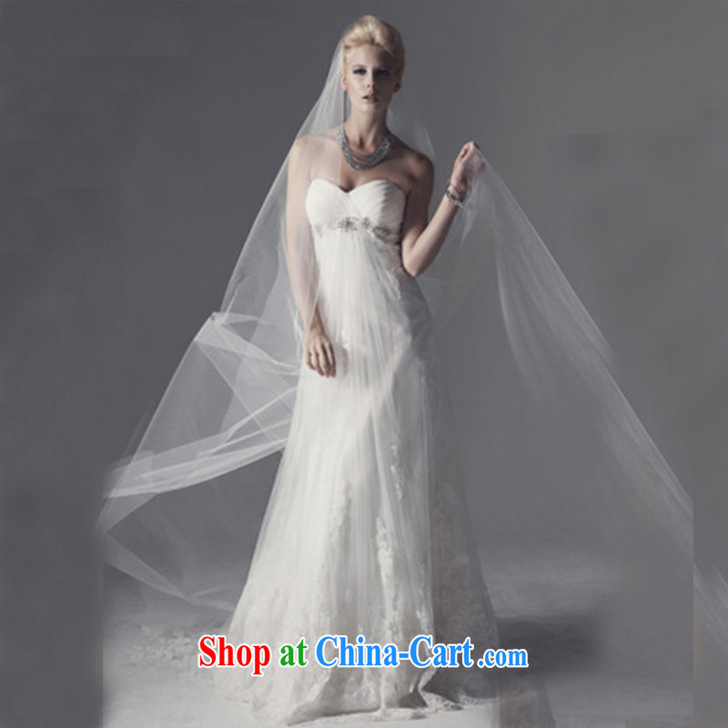 DressilyMe fine elegant style soft Web cream long bridal wedding and legal - cream - 1.5 * 4 M, DRESSILY ME OCCASIONS WEAR ON - LINE, shopping on the Internet